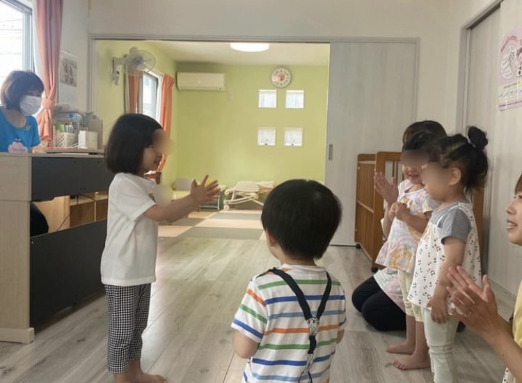 画像：2024年5月21日（火曜日）リトミック教室の様子