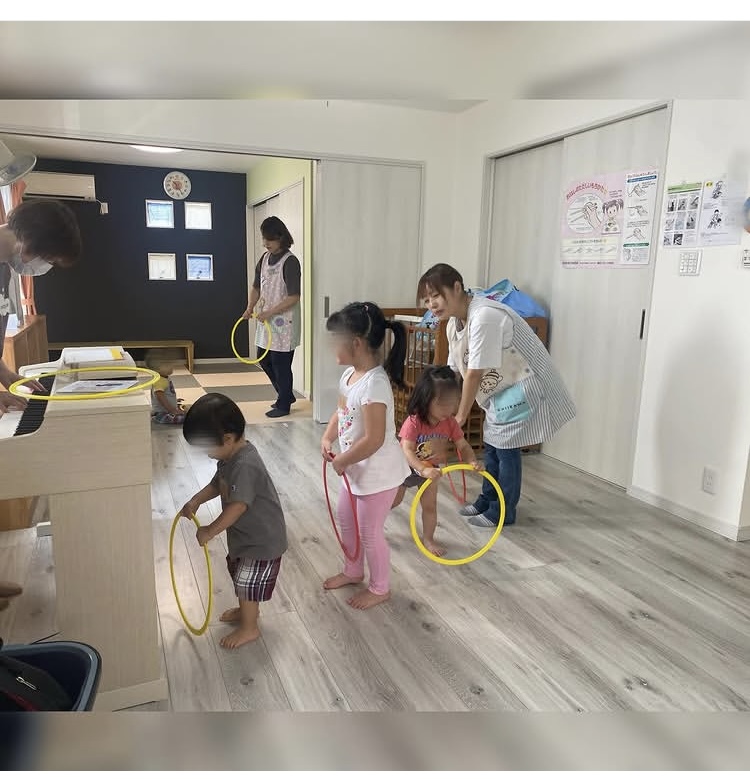 画像：【8月のリトミック教室】