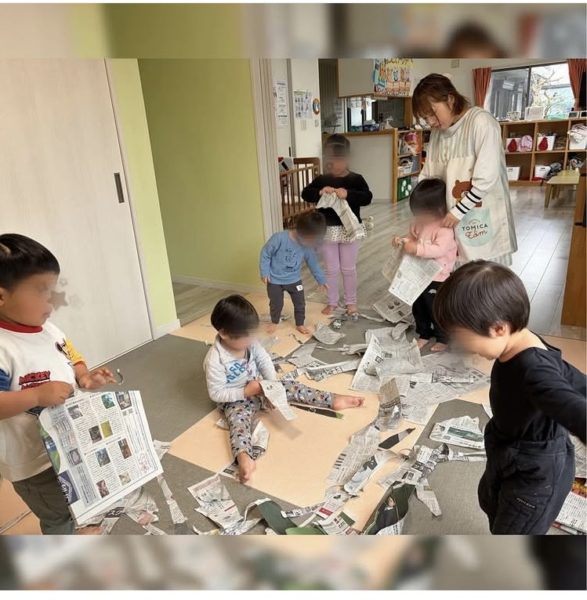 画像:【2026年3月26日 新聞紙あそび】
